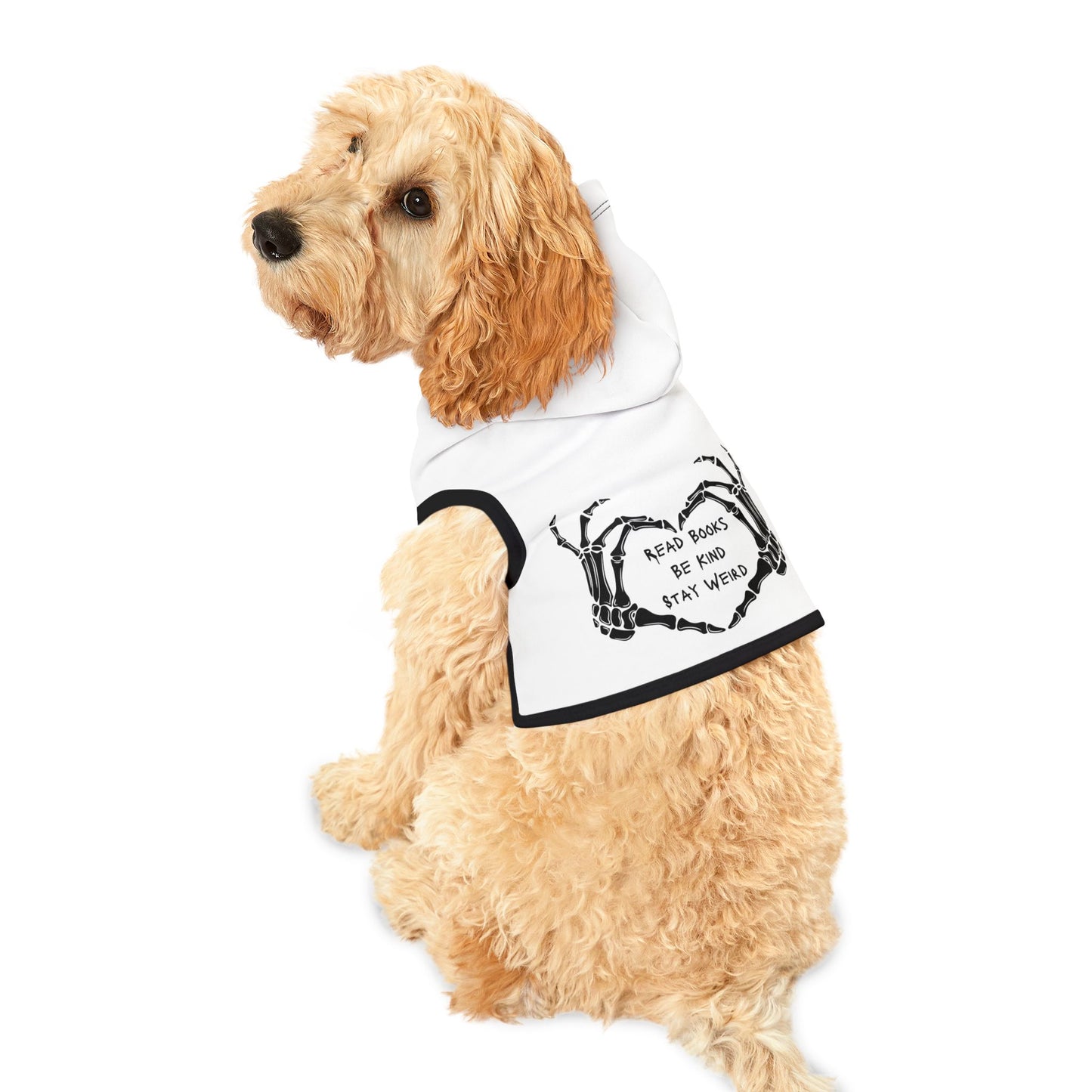 Read Books, Be Kind, Stay Weird Pet Hoodie