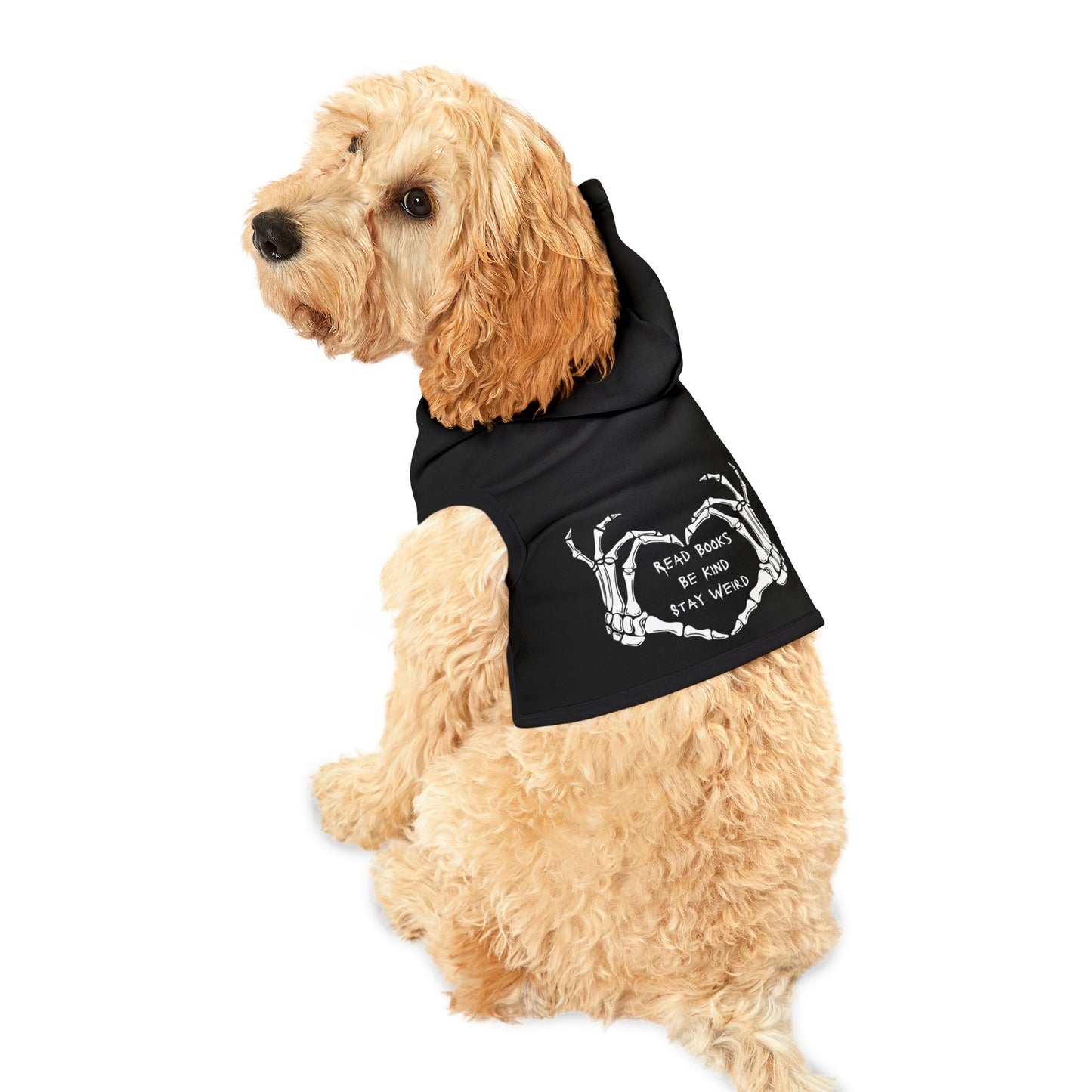 Read Books, Be Kind, Stay Weird Pet Hoodie