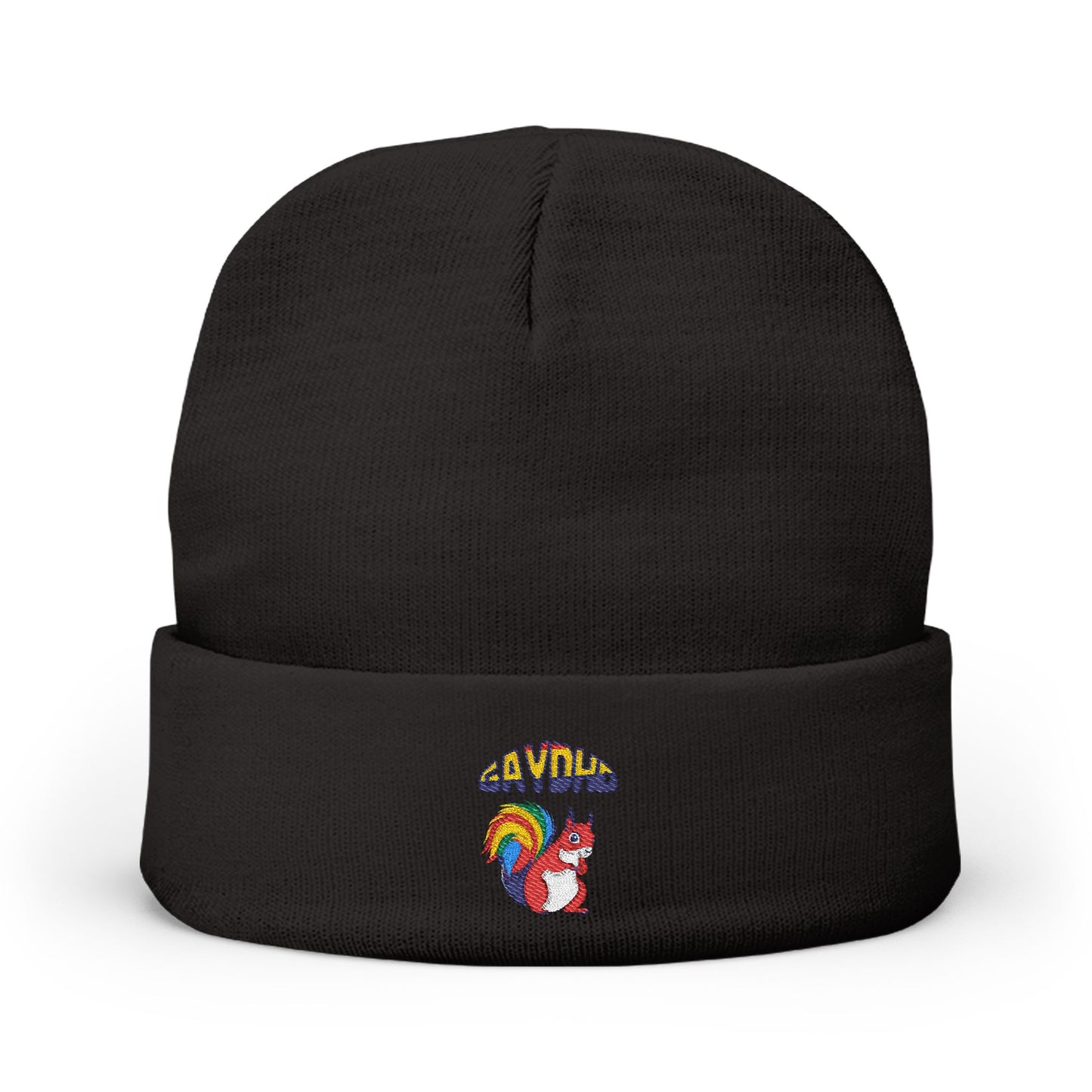 GayDHD Embroidered Knit Beanie