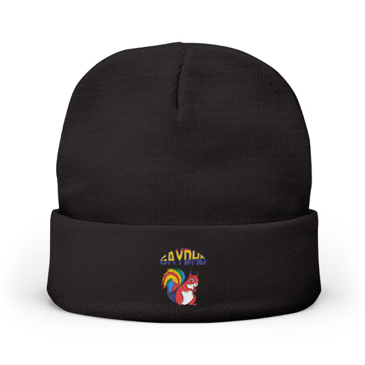 GayDHD Embroidered Knit Beanie