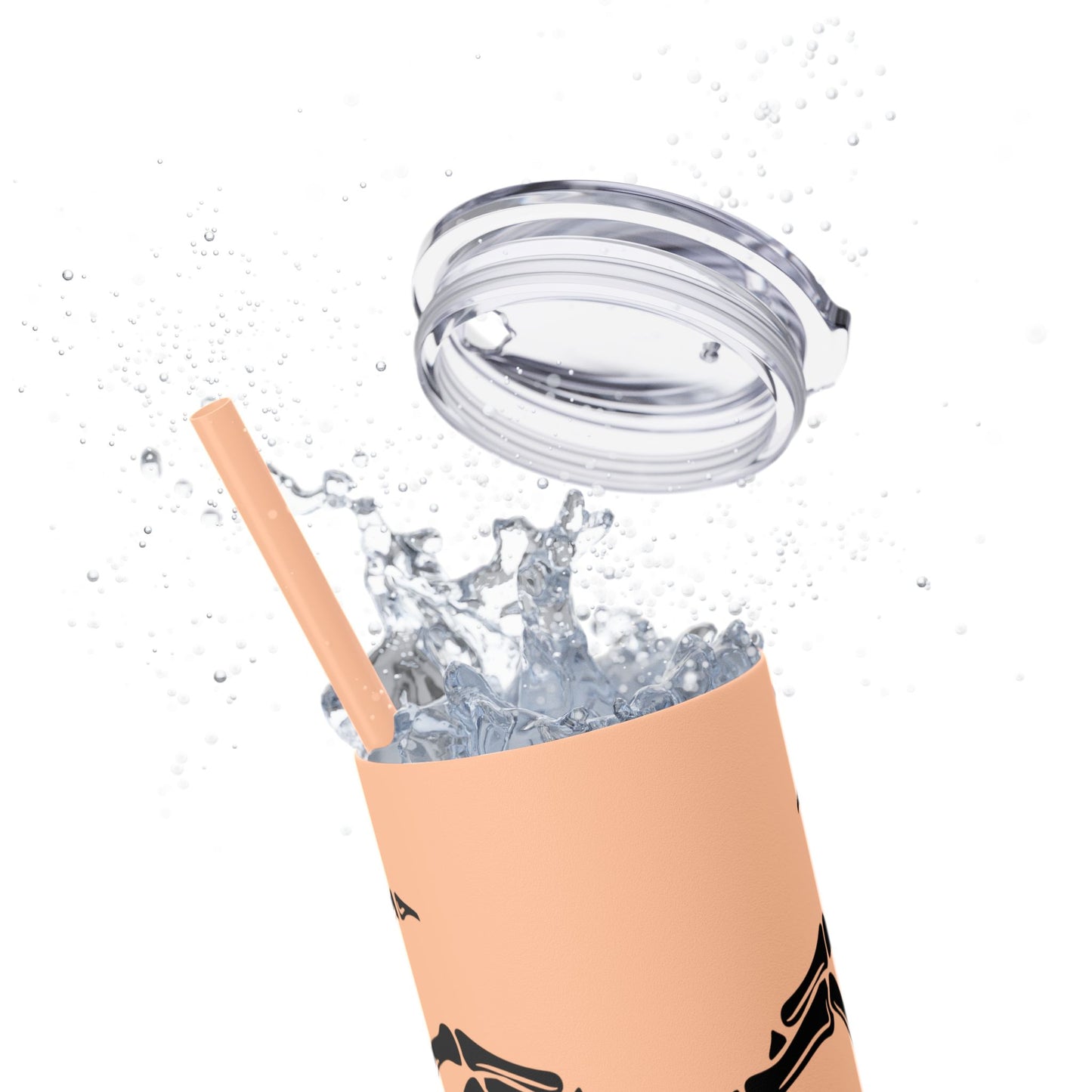Read Books, Be Kind, Stay Weird Skinny Tumbler with Straw