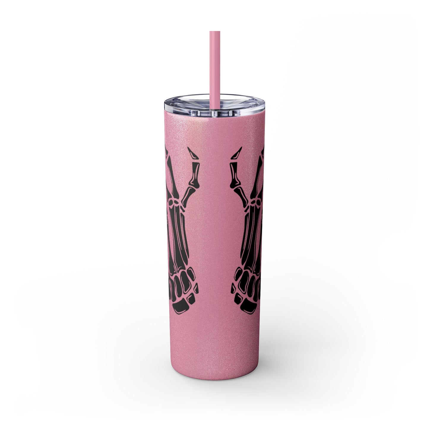 Read Books, Be Kind, Stay Weird Skinny Tumbler with Straw