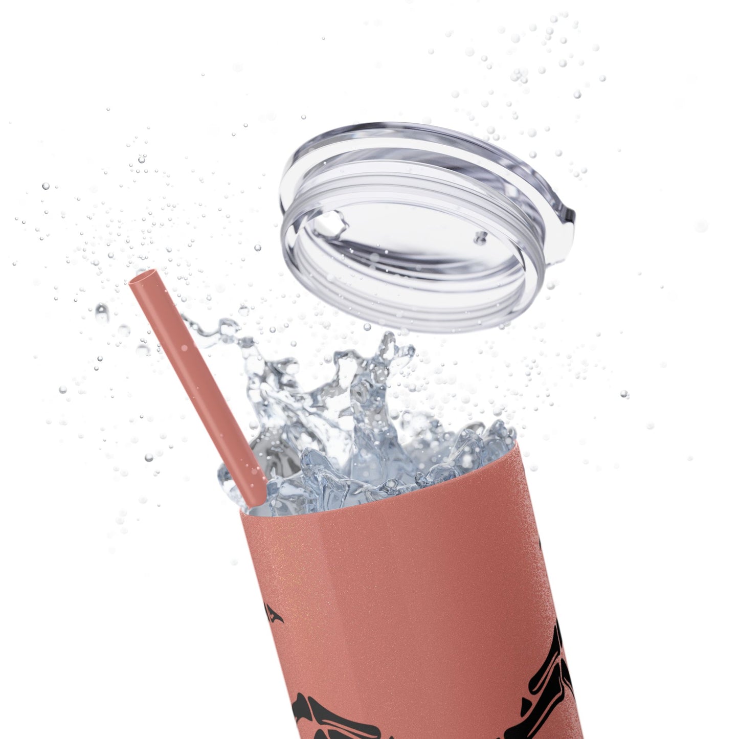 Read Books, Be Kind, Stay Weird Skinny Tumbler with Straw