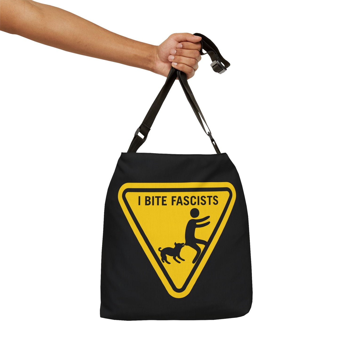 I Bite Fascists Tote Bag