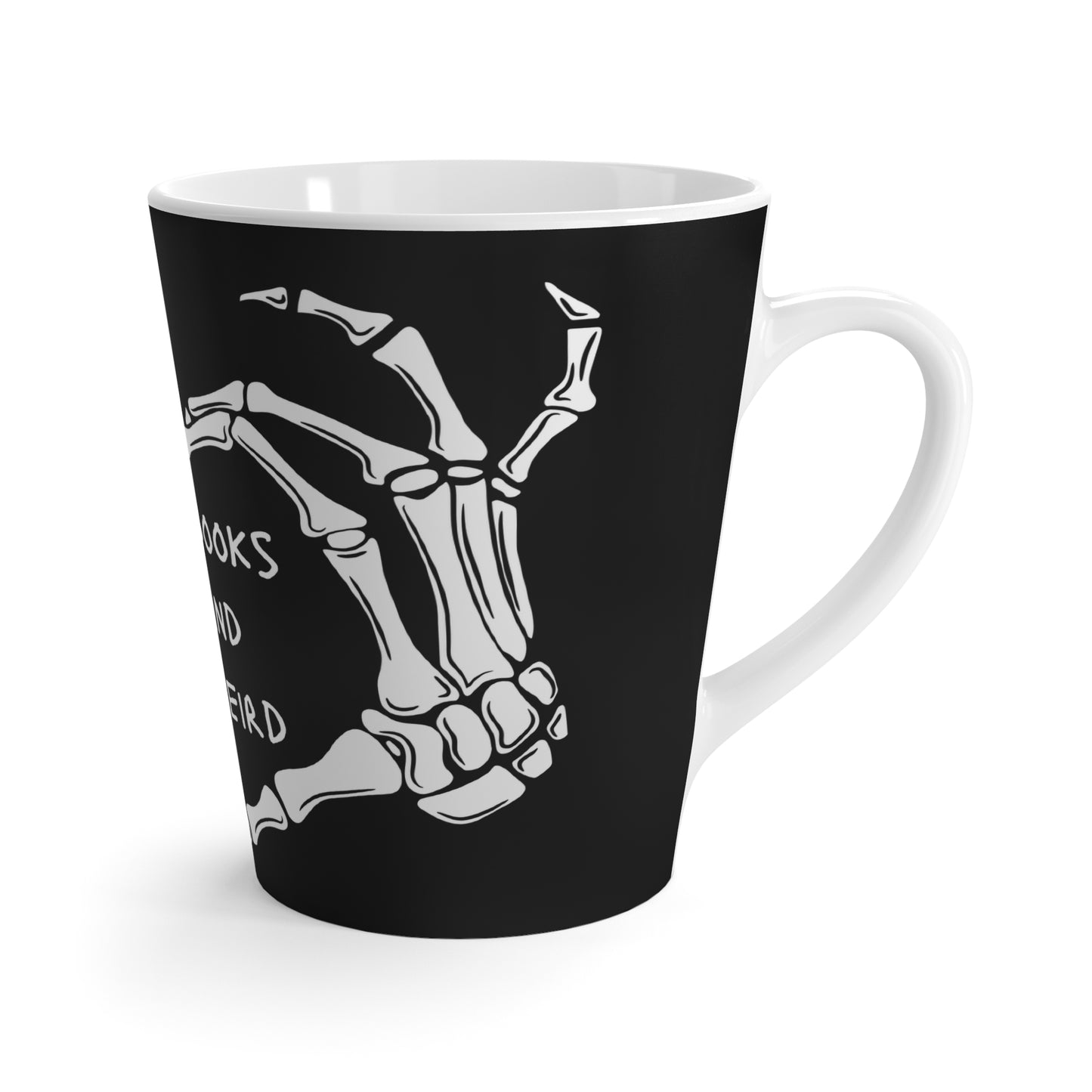 Read Books, Be Kind, Stay Weird Latte Mug