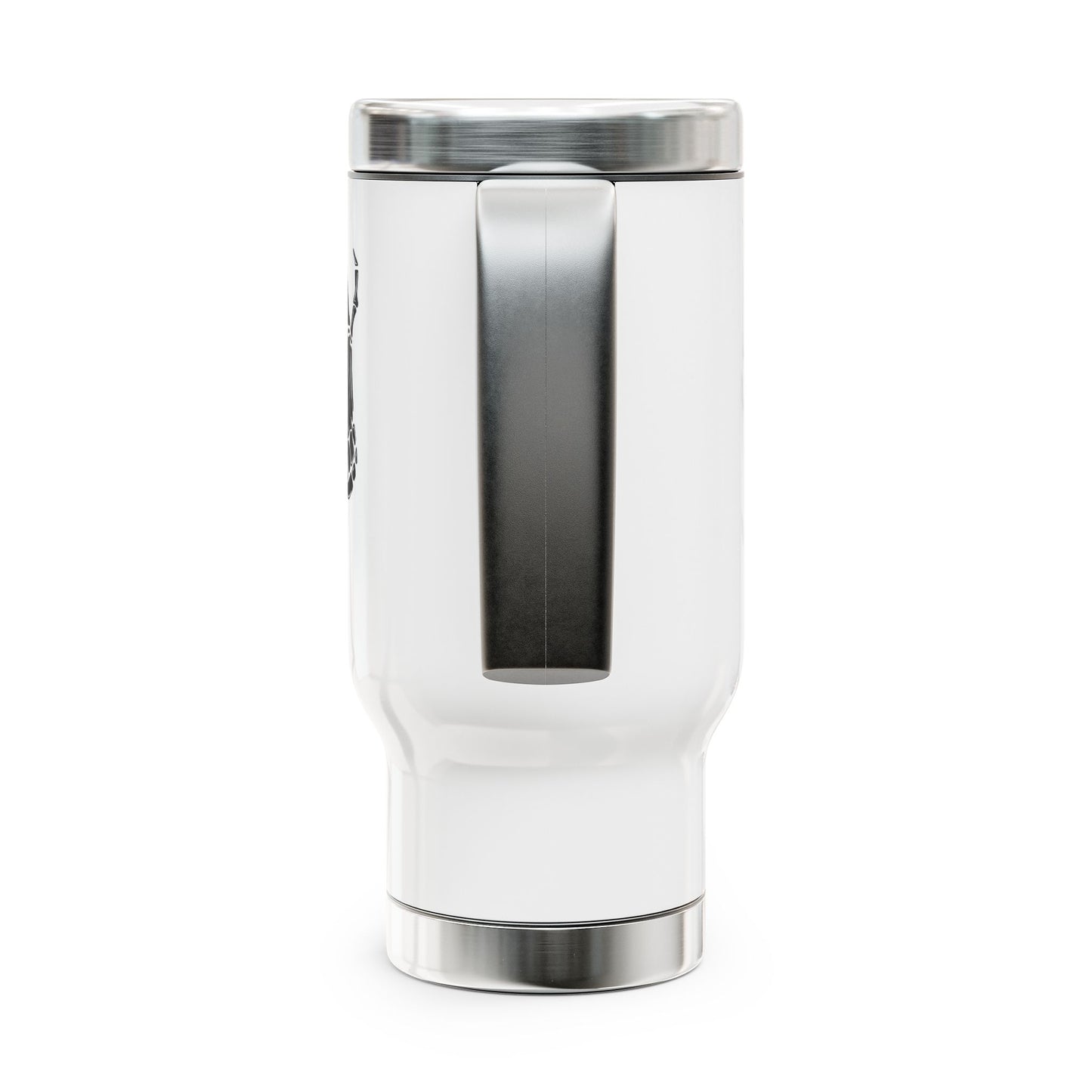 Read Books, Be Kind, Stay Weird Stainless Steel Travel Mug with Handle, 14oz