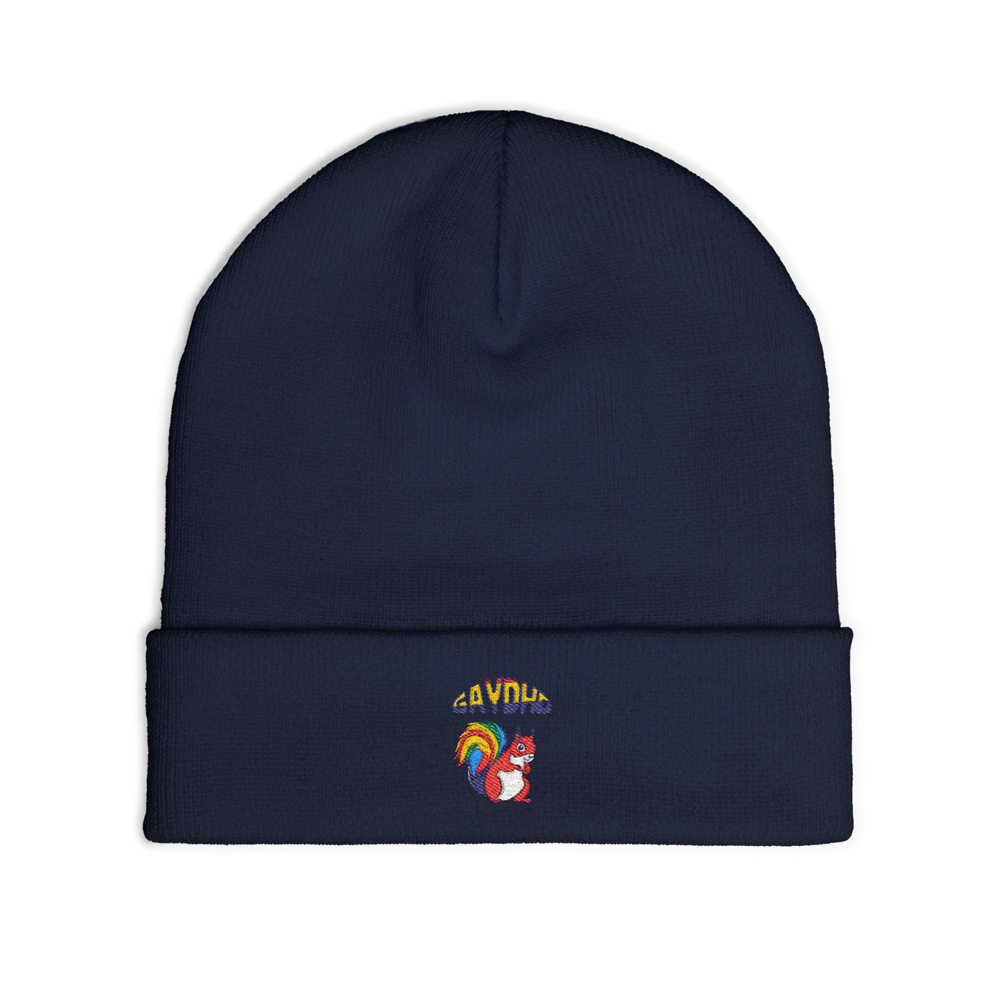 GayDHD Embroidered Knit Beanie