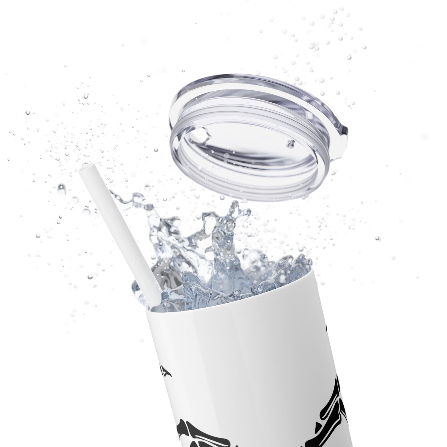 Read Books, Be Kind, Stay Weird Skinny Tumbler with Straw