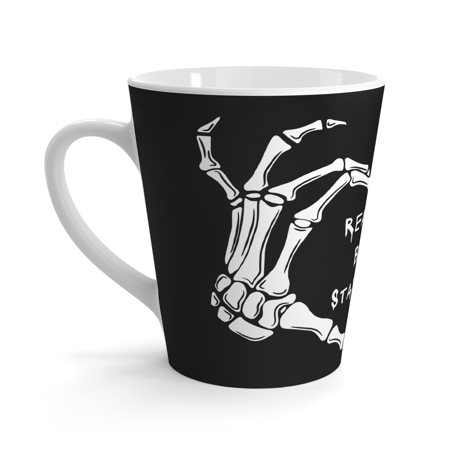 Read Books, Be Kind, Stay Weird Latte Mug