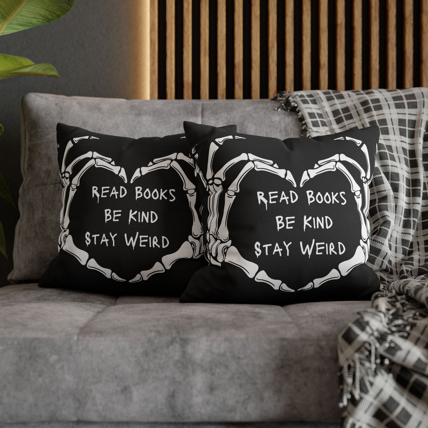 Read Books, Be Kind, Stay Weird Pillowcase