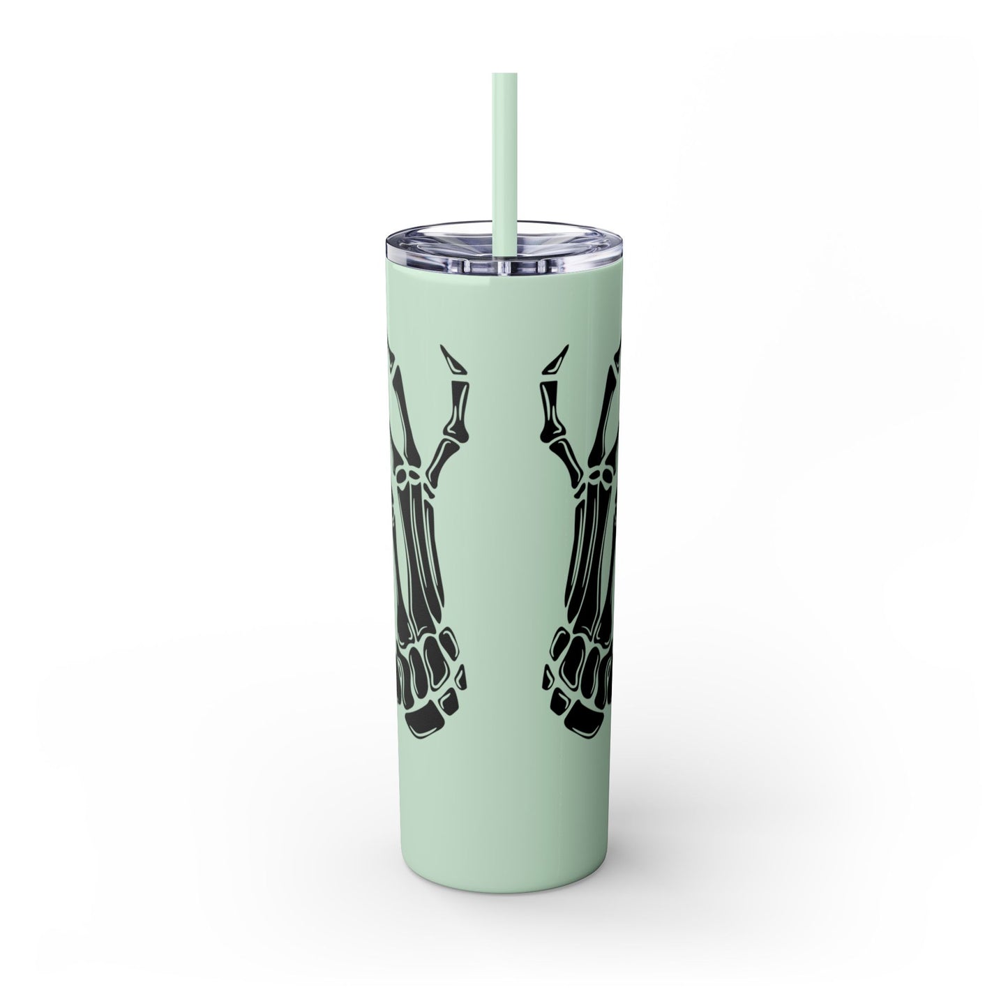 Read Books, Be Kind, Stay Weird Skinny Tumbler with Straw