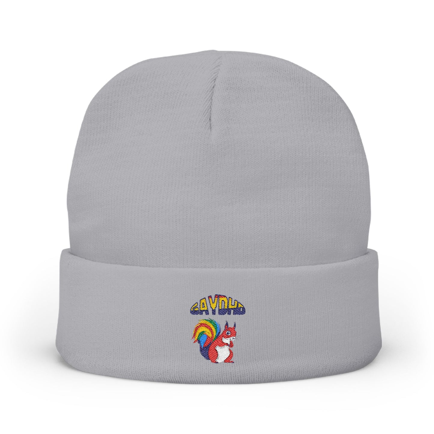 GayDHD Embroidered Knit Beanie