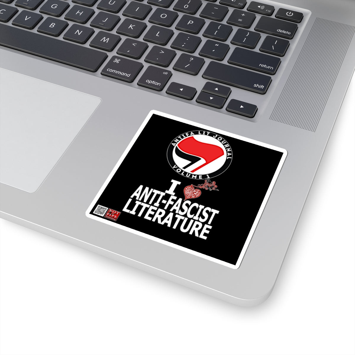 I  ❤️ Anti-Fascist Literature Sticker