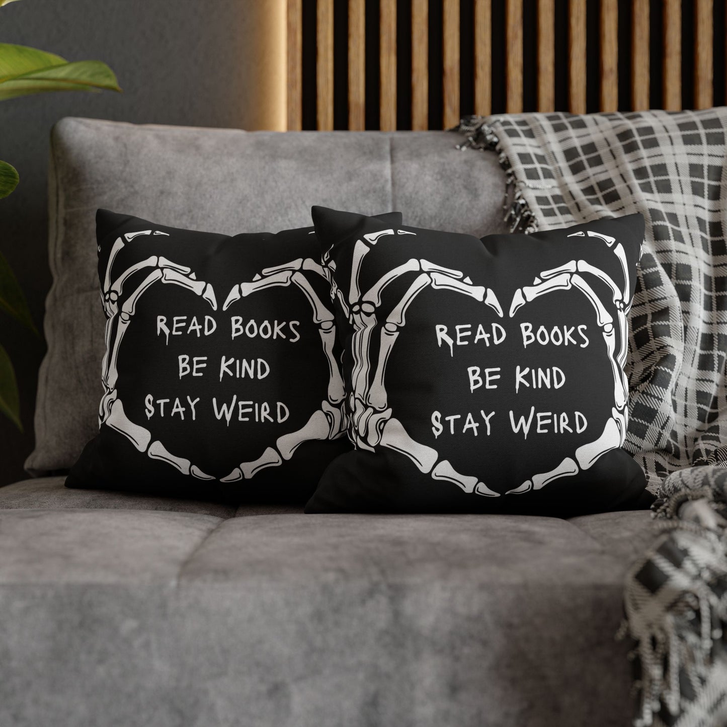Read Books, Be Kind, Stay Weird Pillowcase
