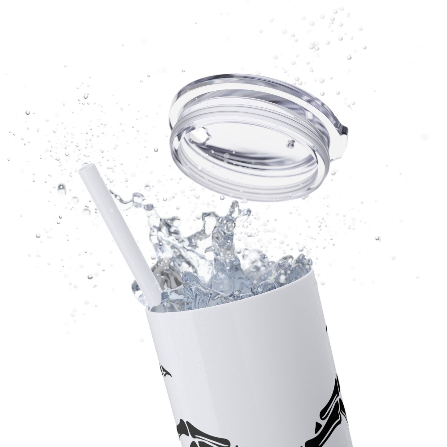 Read Books, Be Kind, Stay Weird Skinny Tumbler with Straw