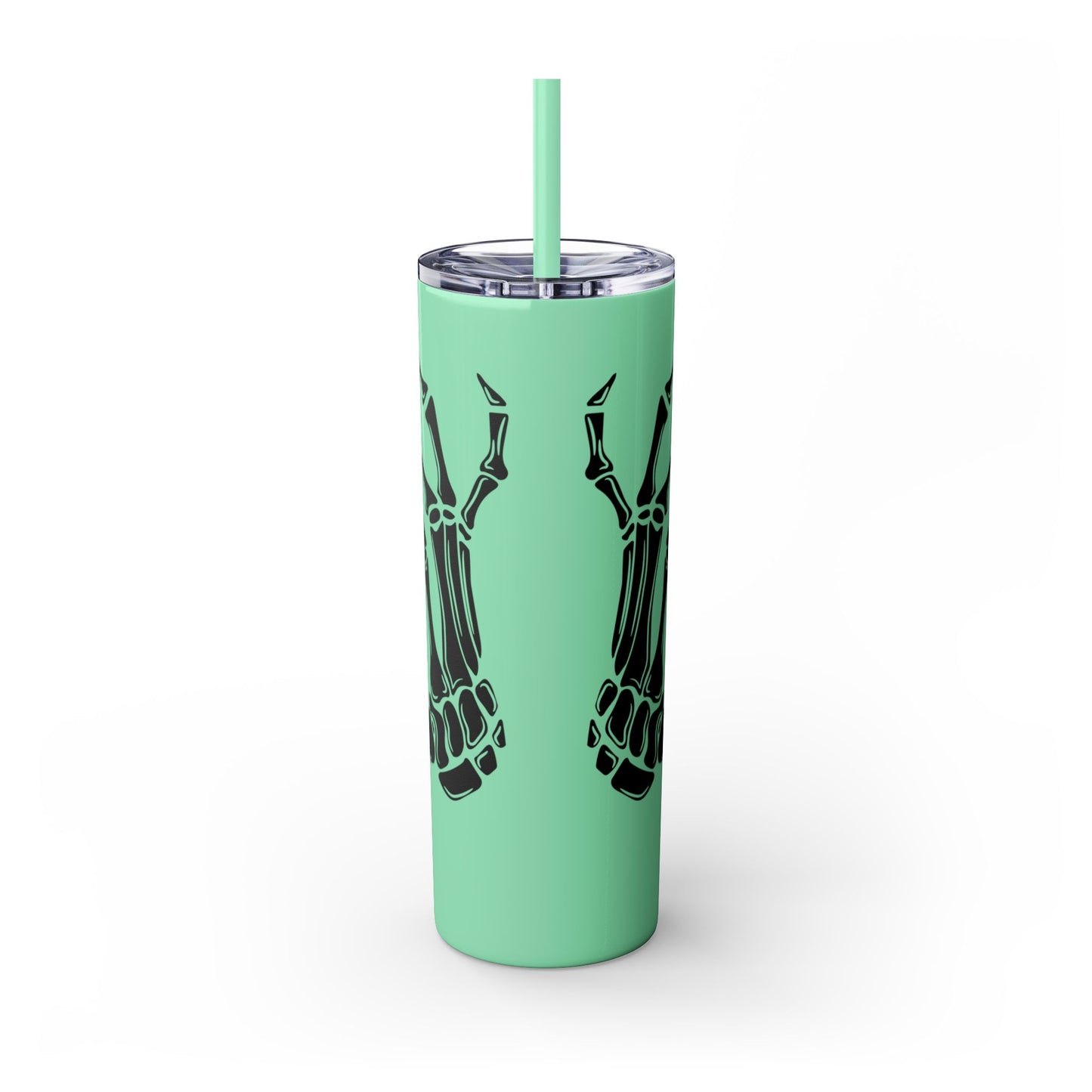 Read Books, Be Kind, Stay Weird Skinny Tumbler with Straw