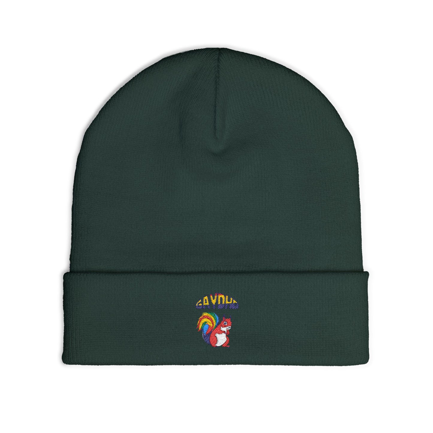 GayDHD Embroidered Knit Beanie