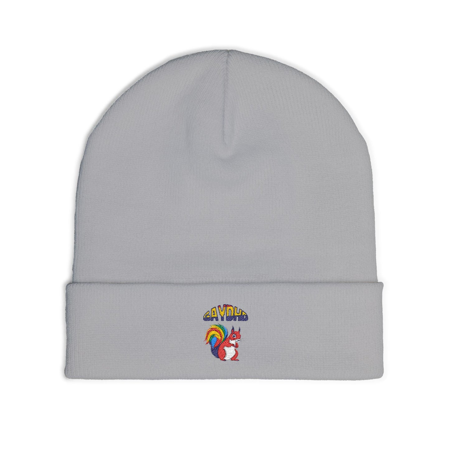 GayDHD Embroidered Knit Beanie