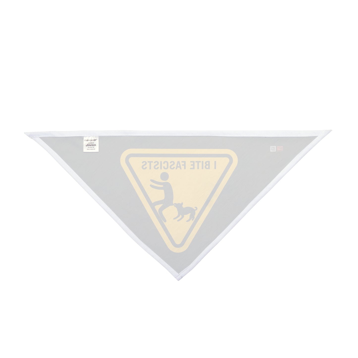 I Bite Fascists Pet Bandana